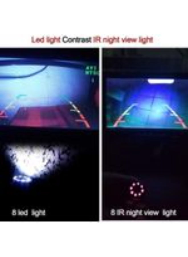 كاميرا خلفية للسيارة مزودة بـ 8 مصابيح LED مع خطوط توجيه، مقاومة للماء. - Image 2